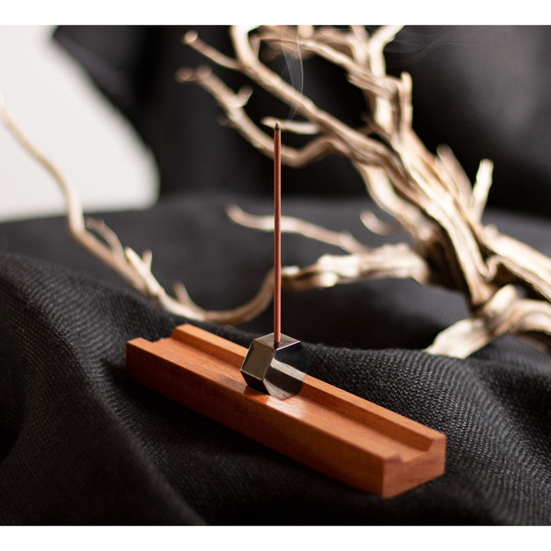 Porte-encens Paramita Hexagone Noir