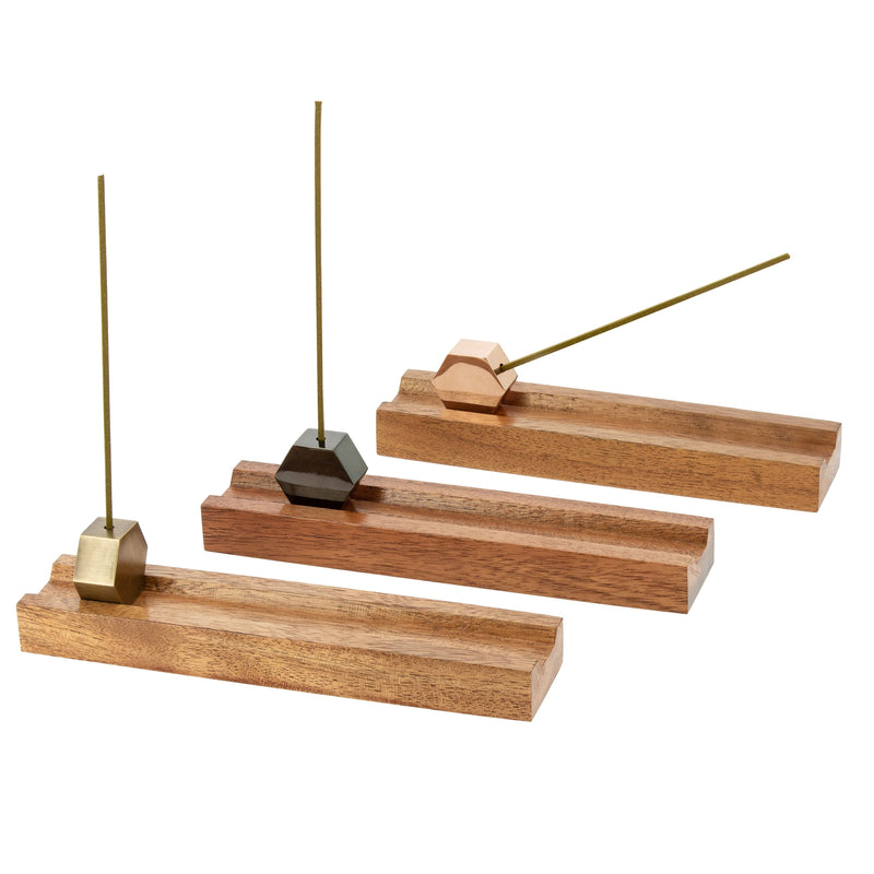 Porte-encens Paramita Hexagone Bronze