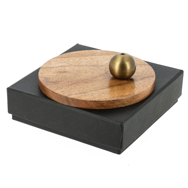 Porte-encens Soleil & Lune Bronze
