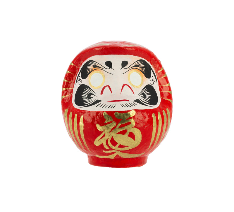 Daruma Traditionnel Rouge 12 cm, Chance
