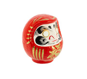 Daruma Traditionnel Rouge 12 cm, Chance