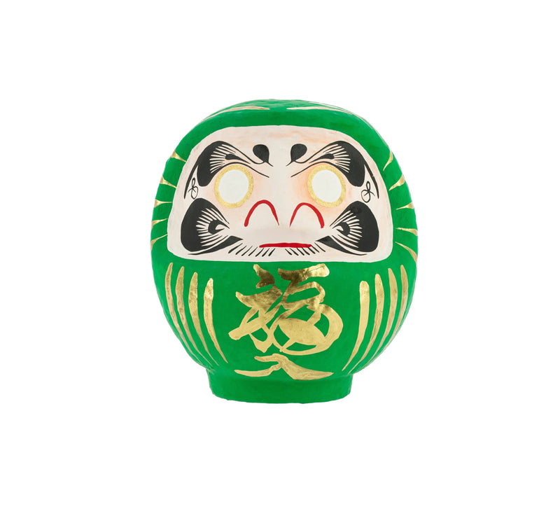 Daruma Traditionnel Vert 12 cm, Santé
