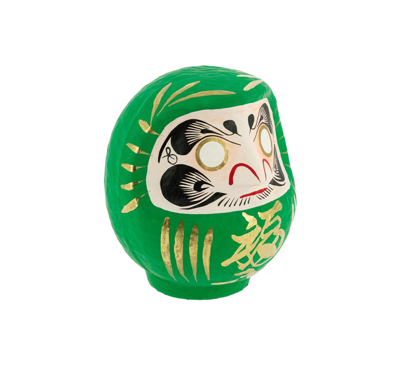 Daruma Traditionnel Vert 12 cm, Santé