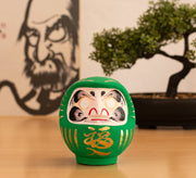 Daruma Traditionnel Vert 12 cm, Santé