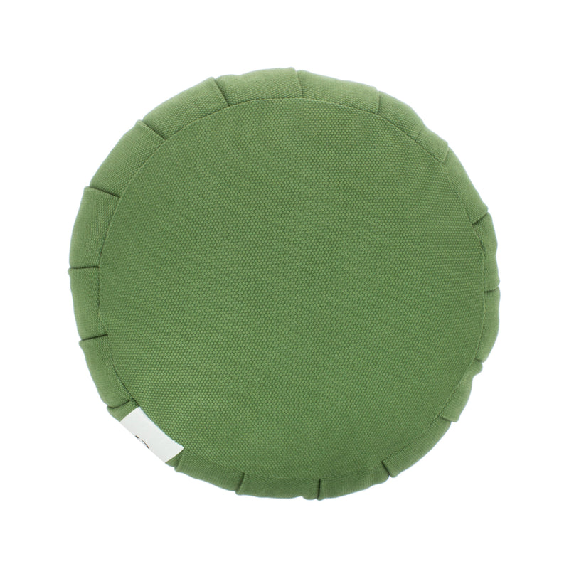 Zafu Rond de Kapok Vert Olive