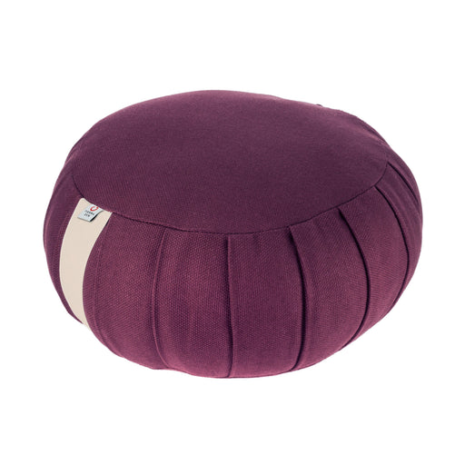 Grand Zafu Rond de Kapok Pourpre
