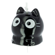 Cloche Fuurin Céramique Neko Noir