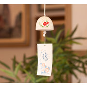 Cloche Fuurin Céramique Rankaku Poisson Rouge