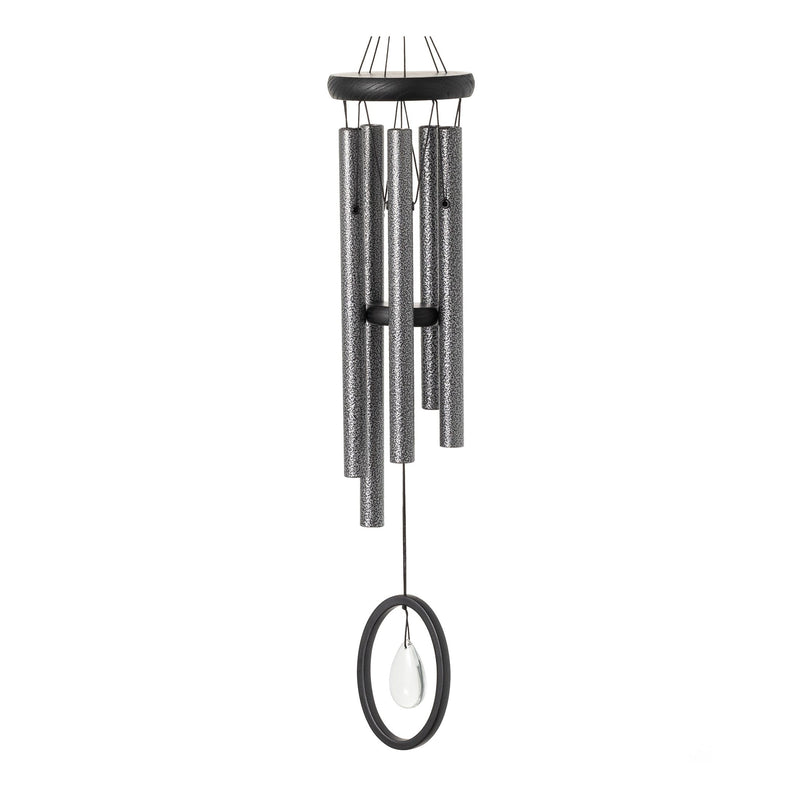 Carillon à Vent 'Crystal Silence' - Argent Antique