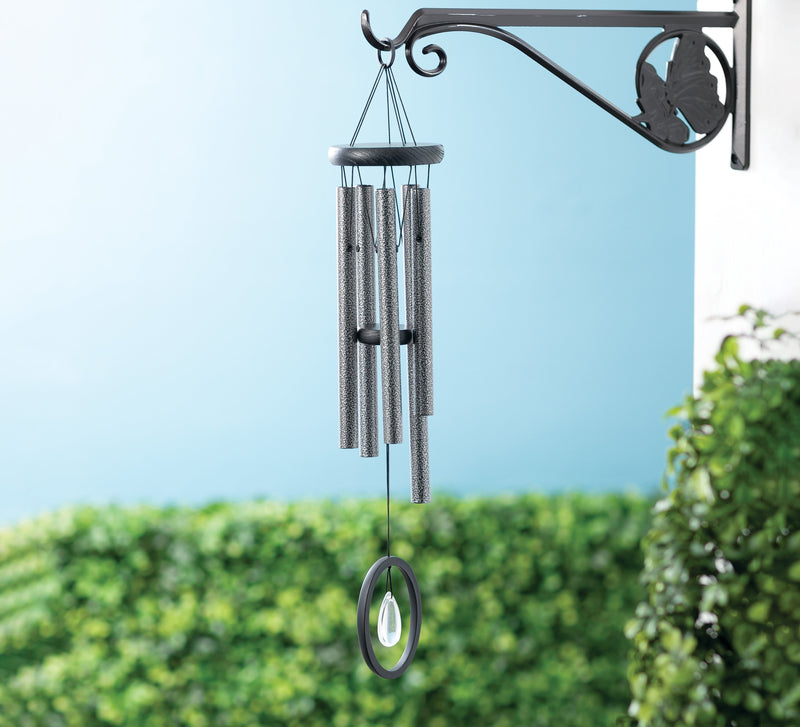 Carillon à Vent 'Crystal Silence' - Argent Antique