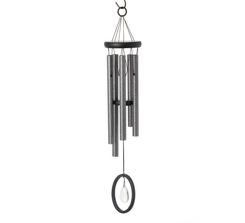 Carillon à Vent 'Crystal Silence' - Argent Antique