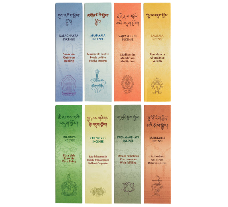 Pack Encens Tibetain - 8 Senteurs