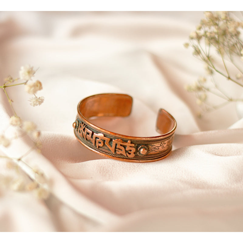 Bracelet Cuivre - Om Mani Padme Hum — photo complémentaire 1