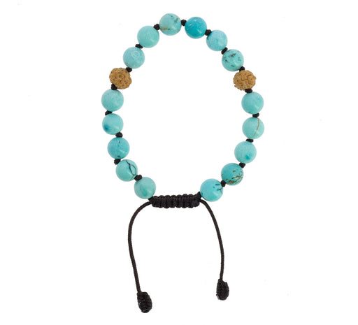 Bracelet-mala Turquoise Tibétaine — photo complémentaire 1