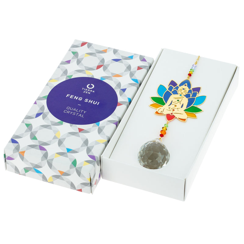 Grand Cristal Feng Shui Bouddha Chakras — photo complémentaire 2