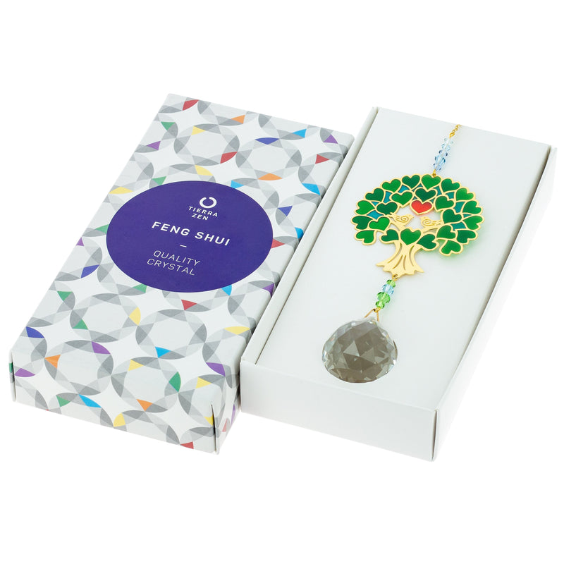 Cristal Feng Shui Árbol de la Vida Verde — photo complémentaire 2