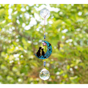 Cristal Feng Shui Deux Chats sur la Lune — photo complémentaire 1