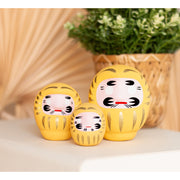 Daruma Jaune - Grand, Prospérité - Fabriqué au Japon — photo complémentaire 1
