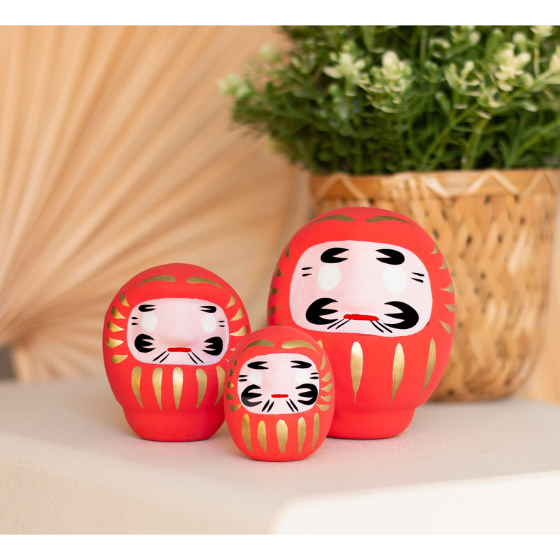 Daruma Rouge - Moyen, Chance - Fabriqué au Japon — photo complémentaire 1