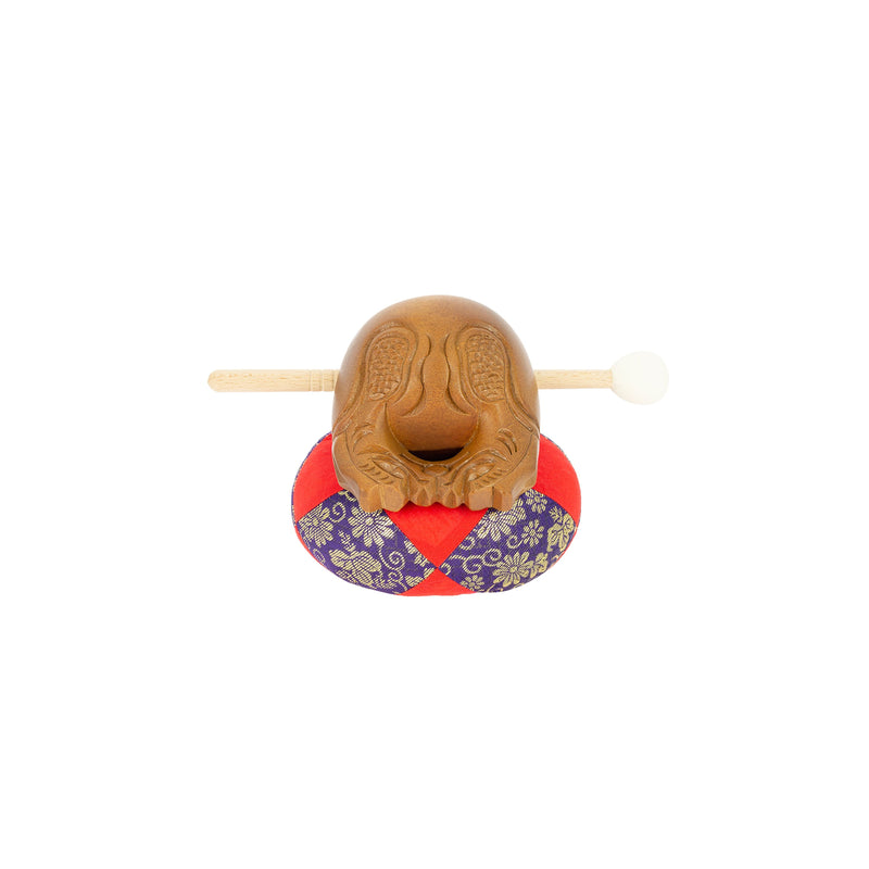 Mokugyo 10,5 cm. avec coussin — photo complémentaire 1