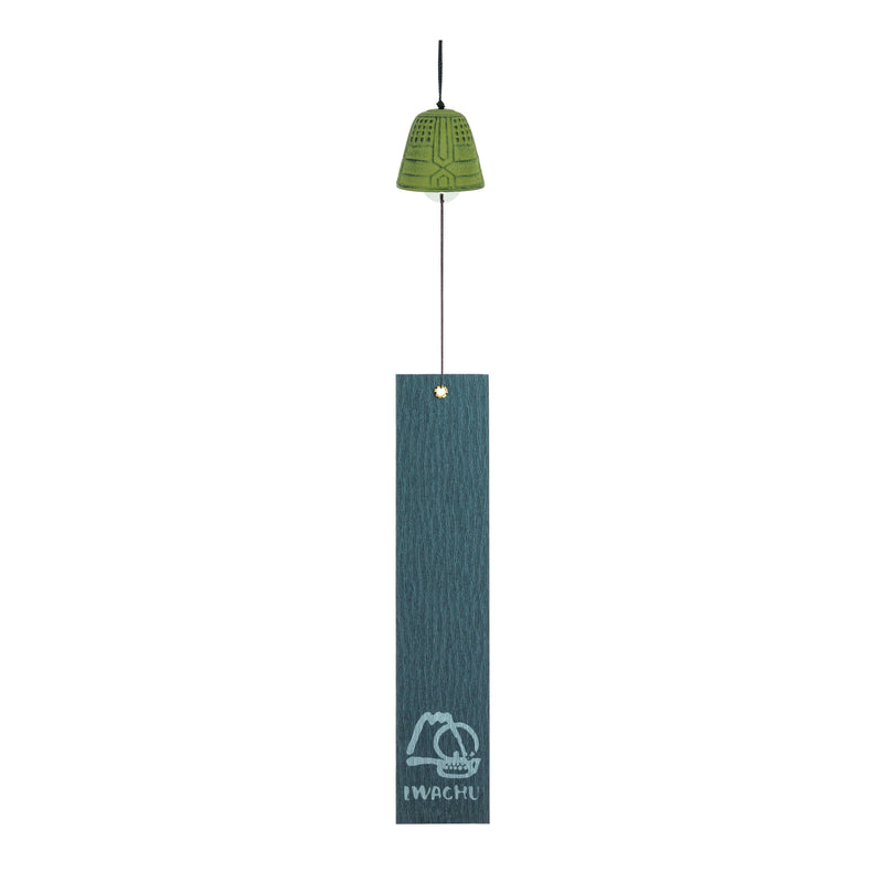 Cloche Feng Shui Fuurin Iwachu Verte 4,5 cm — photo complémentaire 1