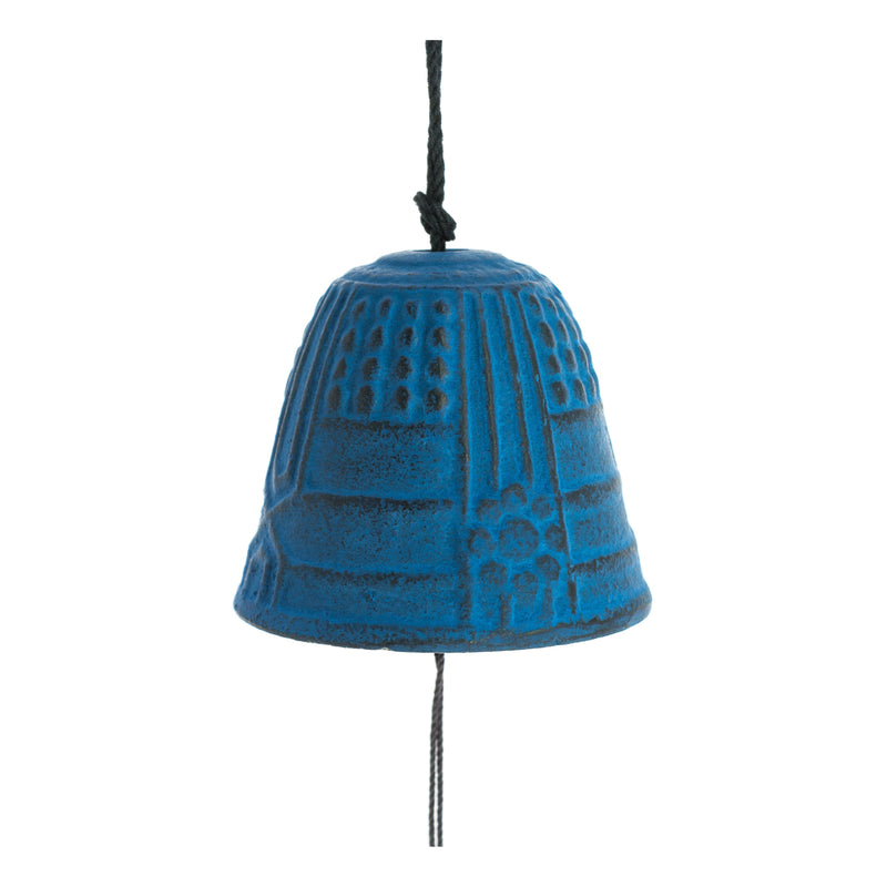 Cloche Feng Shui Furin Iwachu Bleue 4,5 cm — photo complémentaire 2