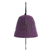 Cloche Feng Shui Furin Iwachu Pourpre 4,5 cm — photo complémentaire 2