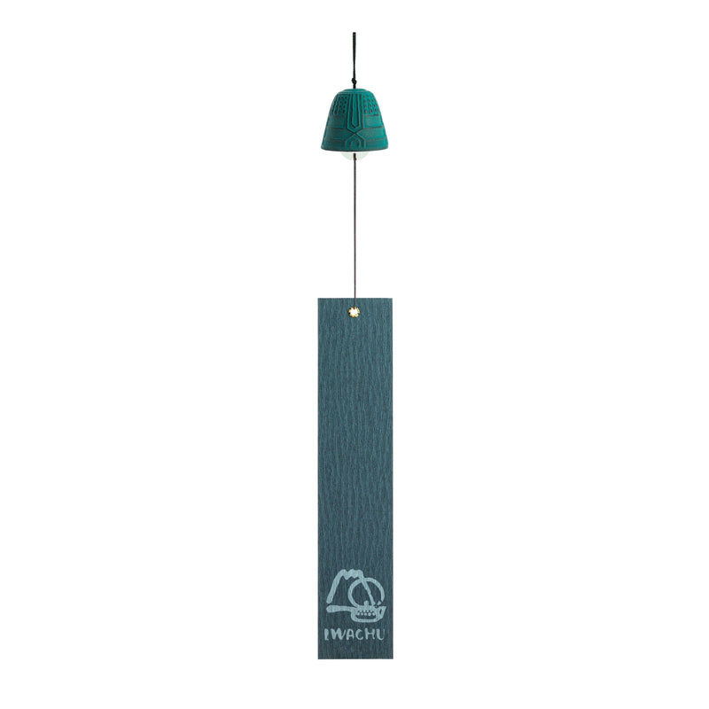 Cloche Feng Shui Furin Iwachu Turquoise 4,5 cm — photo complémentaire 1