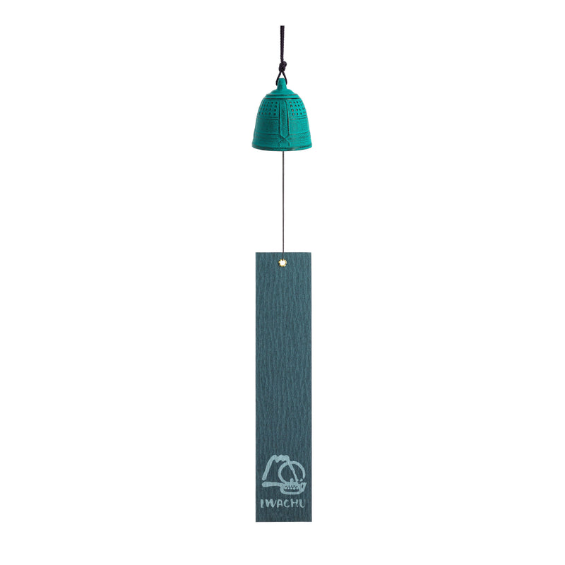 Cloche Feng Shui Furin Iwachu Turquoise 5,5 cm — photo complémentaire 1