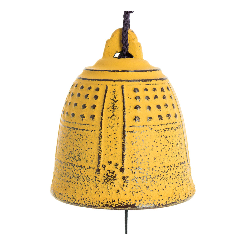 Cloche Feng Shui Furin Iwachu Jaune 5,5 cm — photo complémentaire 2