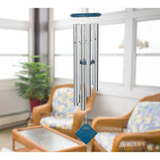 Carillon à Vent Terre - Argenté Bleu - 94CM — photo complémentaire 1