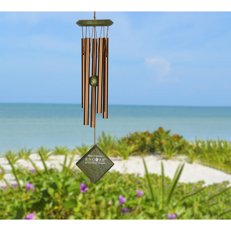 Carillon à Vent Mercure - Bronze Vert - 35CM — photo complémentaire 2