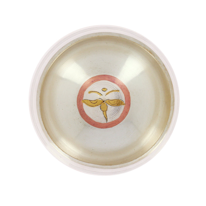 Bol tibétain clair avec mantra 9 cm — photo complémentaire 4