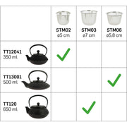Théière Iwachu Arare Rouge - 650 ml — photo complémentaire 3