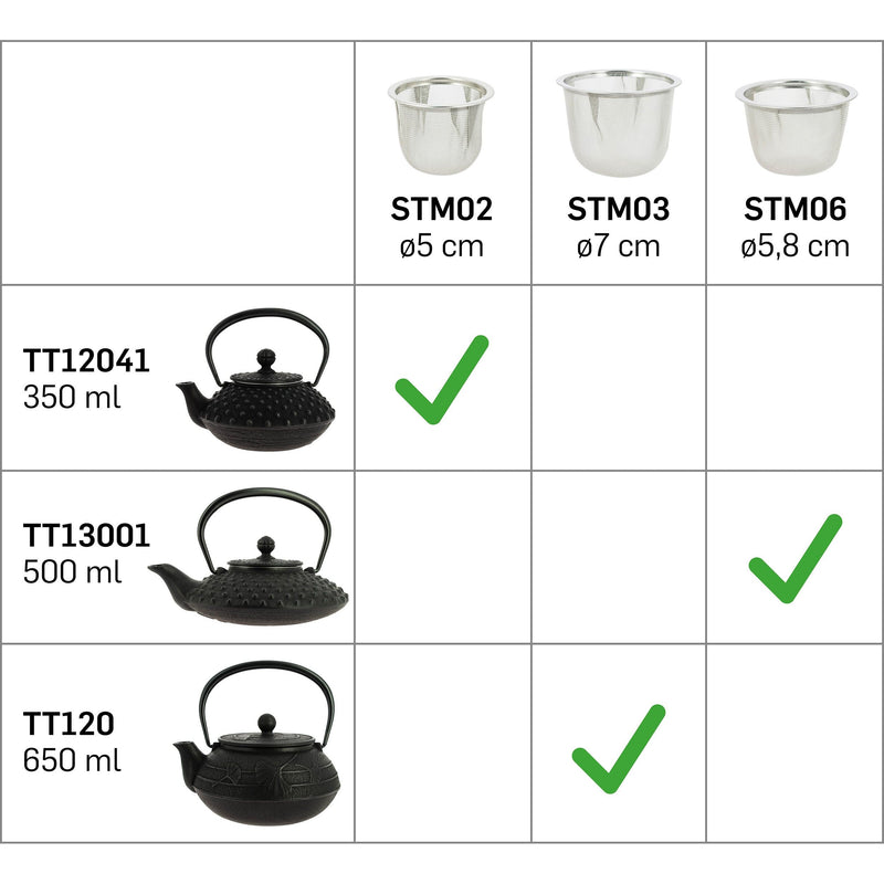 Théière Iwachu Nami Noir-Doré - 650 ml — photo complémentaire 3