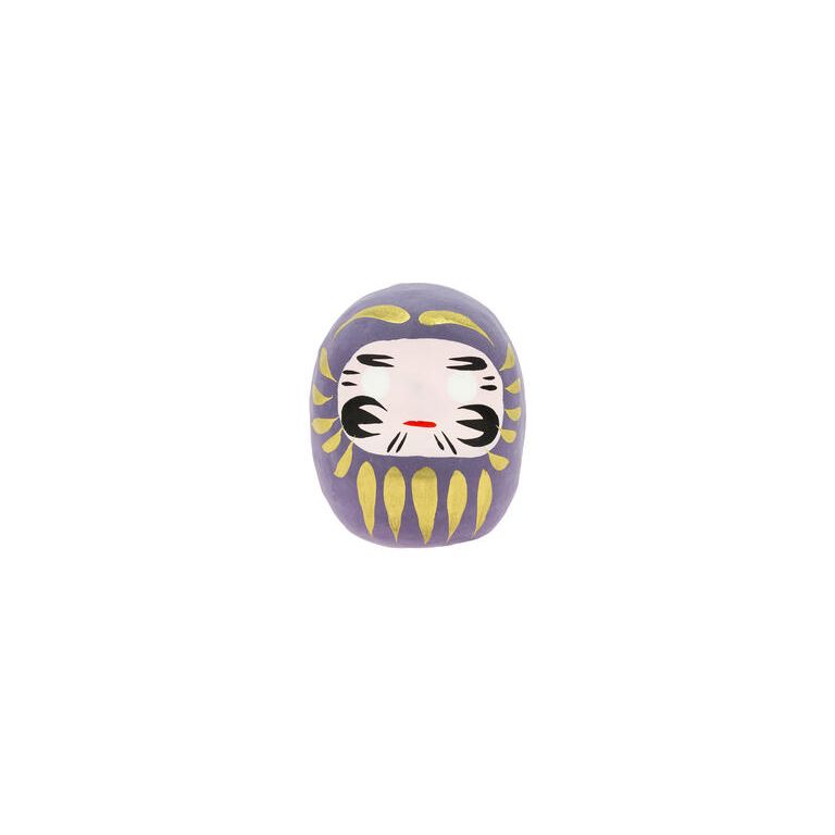 Daruma violet petit Longévité KP47 — vue de face