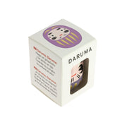 Daruma violet petit Longévité KP47 — boîte