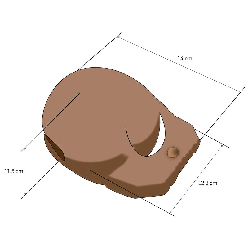 Mokugyo 12 cm avec maillet et coussin — vue 4