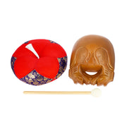 Mokugyo 21 cm avec maillet et coussin — vue 3