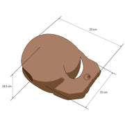 Mokugyo 21 cm avec maillet et coussin — vue 4