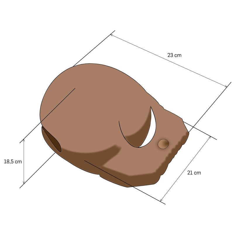 Mokugyo 21 cm avec maillet et coussin — vue 4