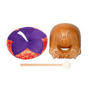 Mokugyo 24 cm avec maillet et coussin — vue 3