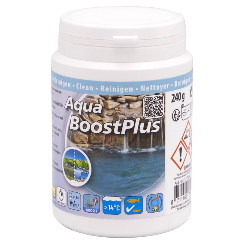 Ubbink Aqua Boost Plus 240G - 1M³ traite 60G - Convient pour 4M³ 8711465730341 1373034