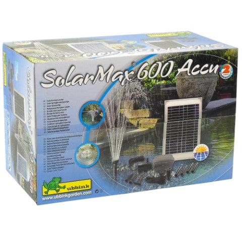 Ubbink SolarMax 600 - Pompe à jet d'eau solaire avec accu - Ubbink 8711465511858 1351185