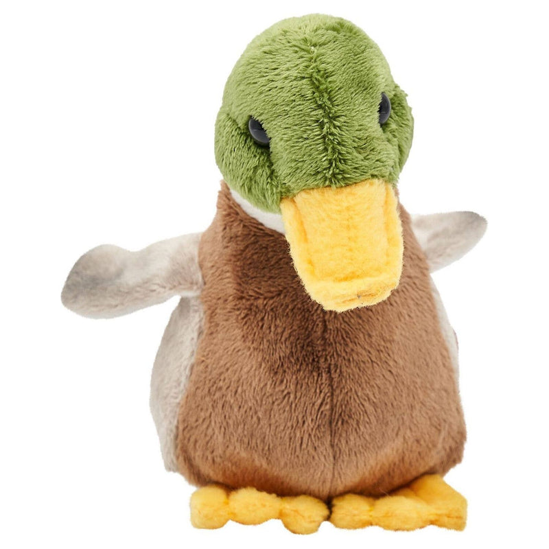Uni Toys Canard avec voix - 16 cm (longueur) - doudouille/peluche L57035
