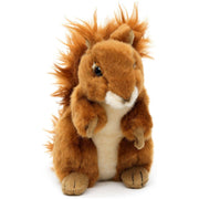 Uni Toys Écureuil debout - 17 cm (hauteur) - doudouil/peluche L89006