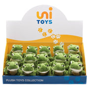 Uni Toys Peluche Green Frog, assise - doudouille/peluche L50080R3