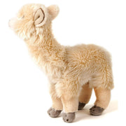 Uni Toys Peluche/peluche en alpaga beige, debout, 23 cm (hauteur) D90024