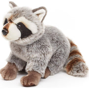Uni Toys Raton laveur, assis, 25 cm (longueur), doudou ou en peluche WA0231