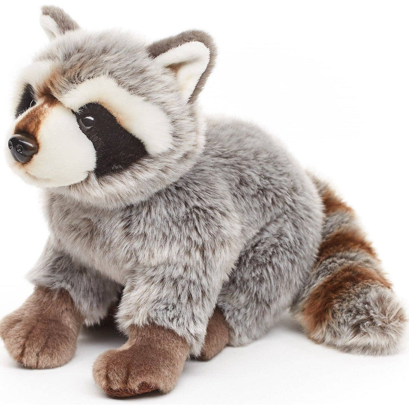 Uni Toys Raton laveur, assis, 25 cm (longueur), doudou ou en peluche WA0231